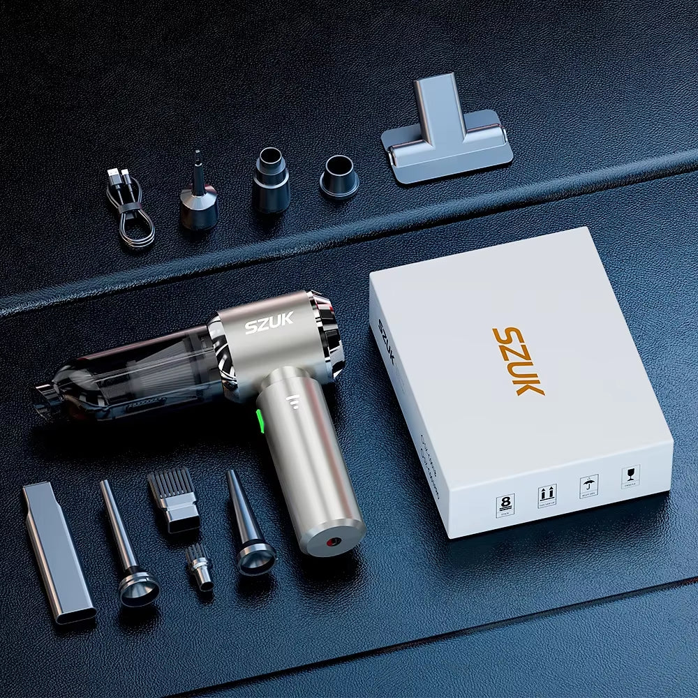 C012 985000Pa Car Vacuum Cleaner Portable Handheld Wireless Machianr Mini Vacuum Cleaner Strong Suction Car Vacuum Cleaner