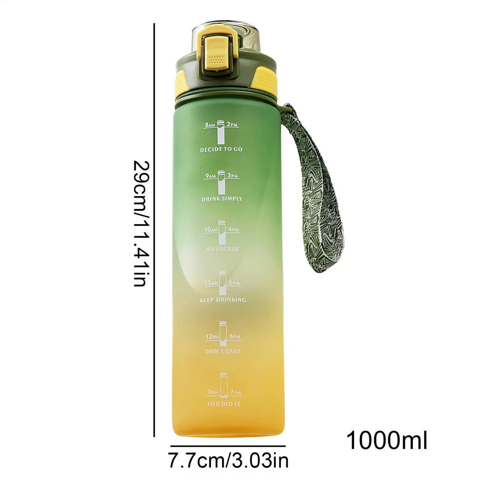 Drinking Water Bottle Drinking Water Jugs 1000Ml Large Capacity Travel Water Bottle Sport Drinking Bottle for School Running