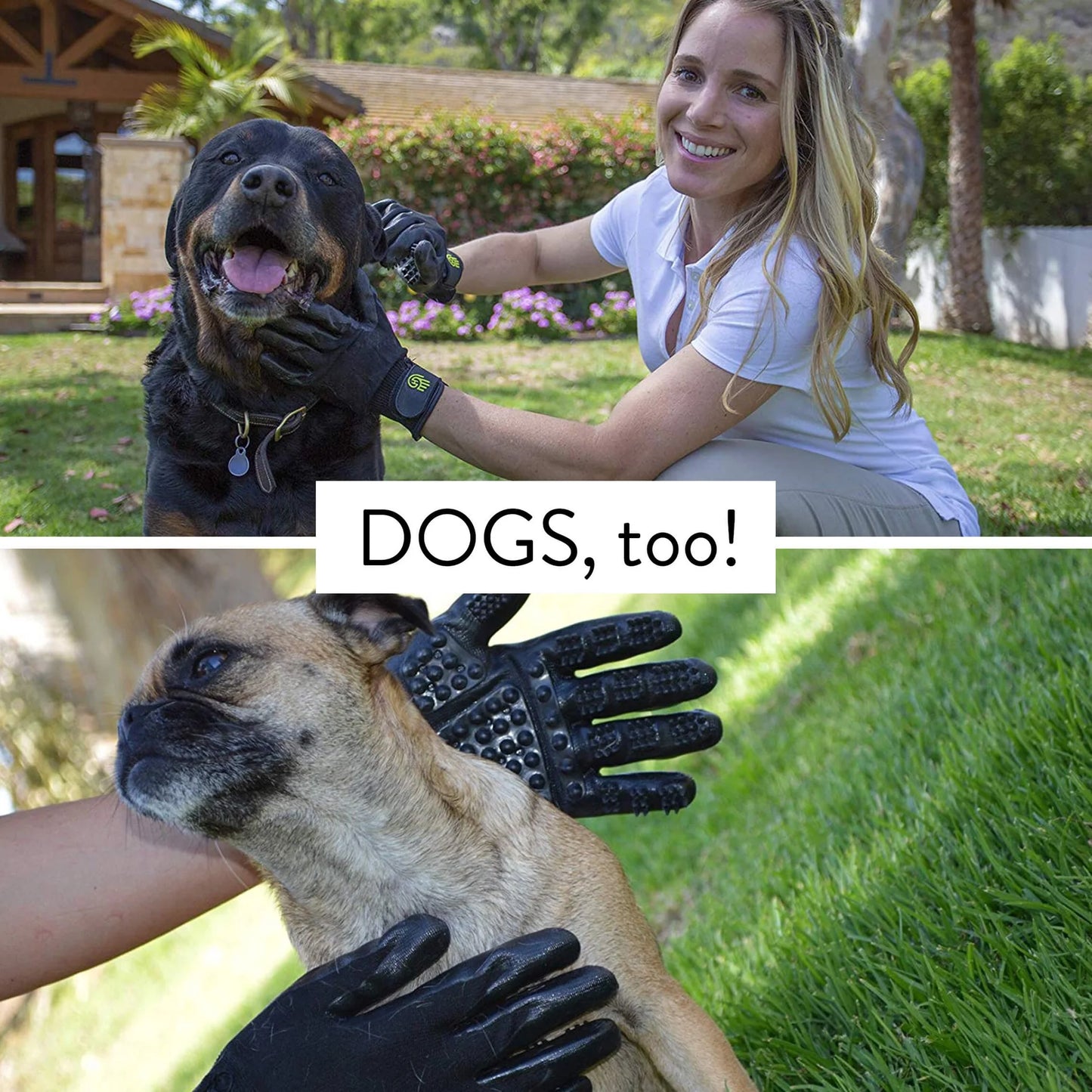TD HandsOn Pet Grooming Gloves