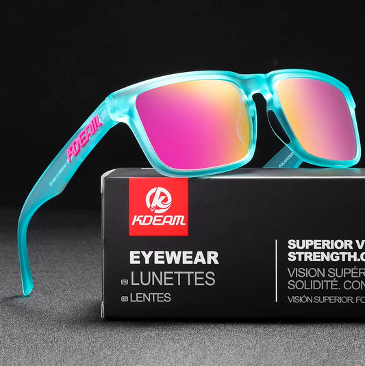 2025 Polarized Sunglasses for Men Women Fashion Unisex Brand Trendy Outdoor Eyewear for Couple Mirror Red Lens