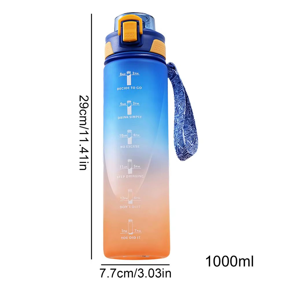 Drinking Water Bottle Drinking Water Jugs 1000Ml Large Capacity Travel Water Bottle Sport Drinking Bottle for School Running