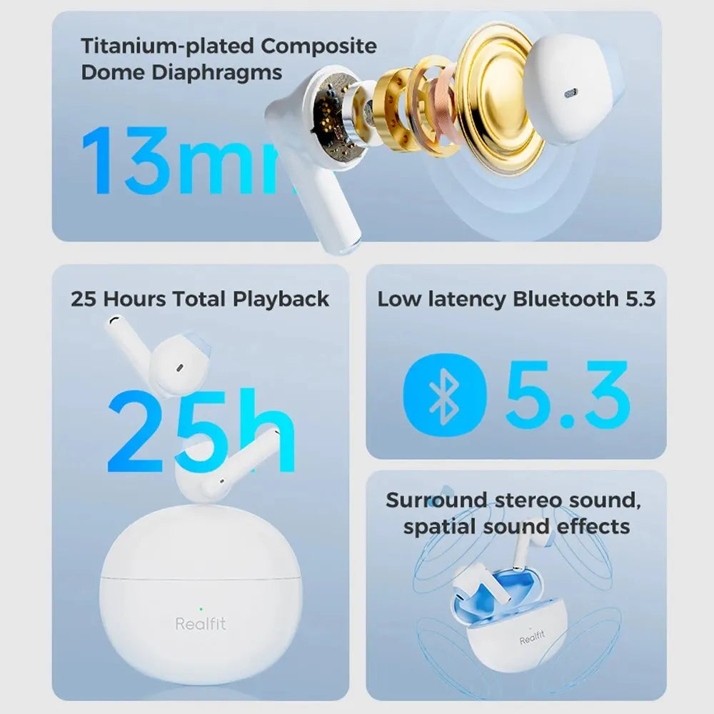 F2 Bluetooth Earphone Excellent HIFI Quality TWS Wireless Earbuds Wholesale for Realme Xiaomi