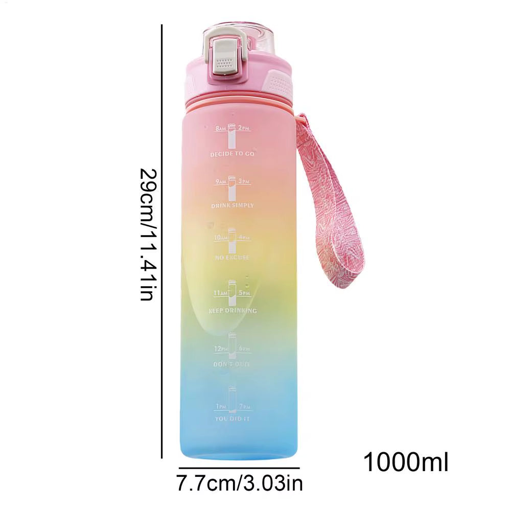 Drinking Water Bottle Drinking Water Jugs 1000Ml Large Capacity Travel Water Bottle Sport Drinking Bottle for School Running