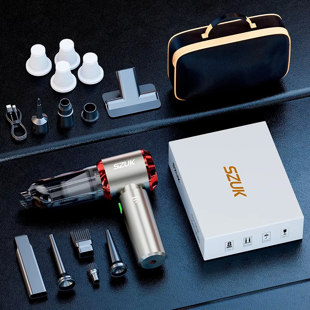 C012 985000Pa Car Vacuum Cleaner Portable Handheld Wireless Machianr Mini Vacuum Cleaner Strong Suction Car Vacuum Cleaner