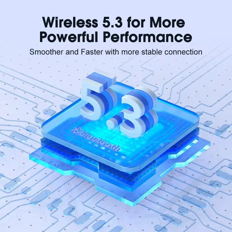 T17 Earphone Bluetooth 5.3 True Wireless Earbuds HIFI Headphone Touch Control Low Latency Mode ENC Earbud Long Standby 26H