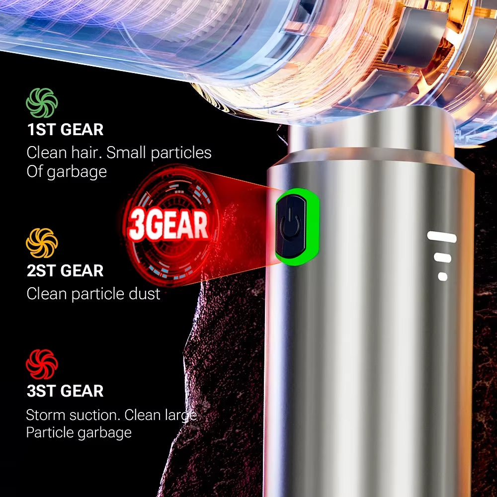 C012 985000Pa Car Vacuum Cleaner Portable Handheld Wireless Machianr Mini Vacuum Cleaner Strong Suction Car Vacuum Cleaner