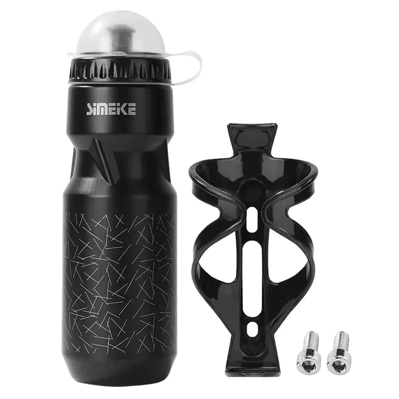 Universal Bicycle Bottle Cage with 750Ml Water Bottle Lightweight Bike Water Bottle Holder Bottle Bracket for Mountain Road Bike