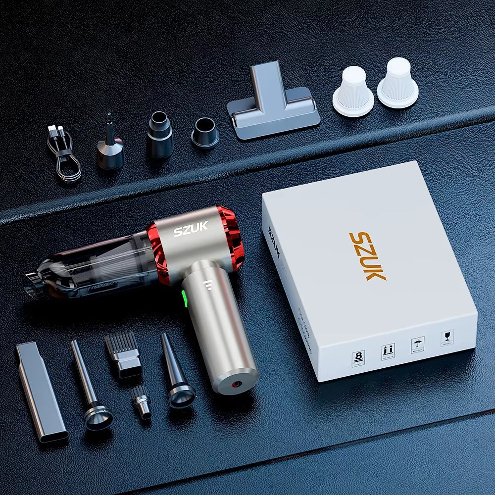 C012 985000Pa Car Vacuum Cleaner Portable Handheld Wireless Machianr Mini Vacuum Cleaner Strong Suction Car Vacuum Cleaner