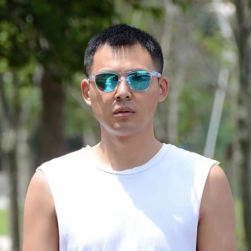 2025 Sunglasses Man Anti-Uv Sun Glasses Coating Lens Driving Fishing UV 400 Protection Outdoor Sports Shades New In