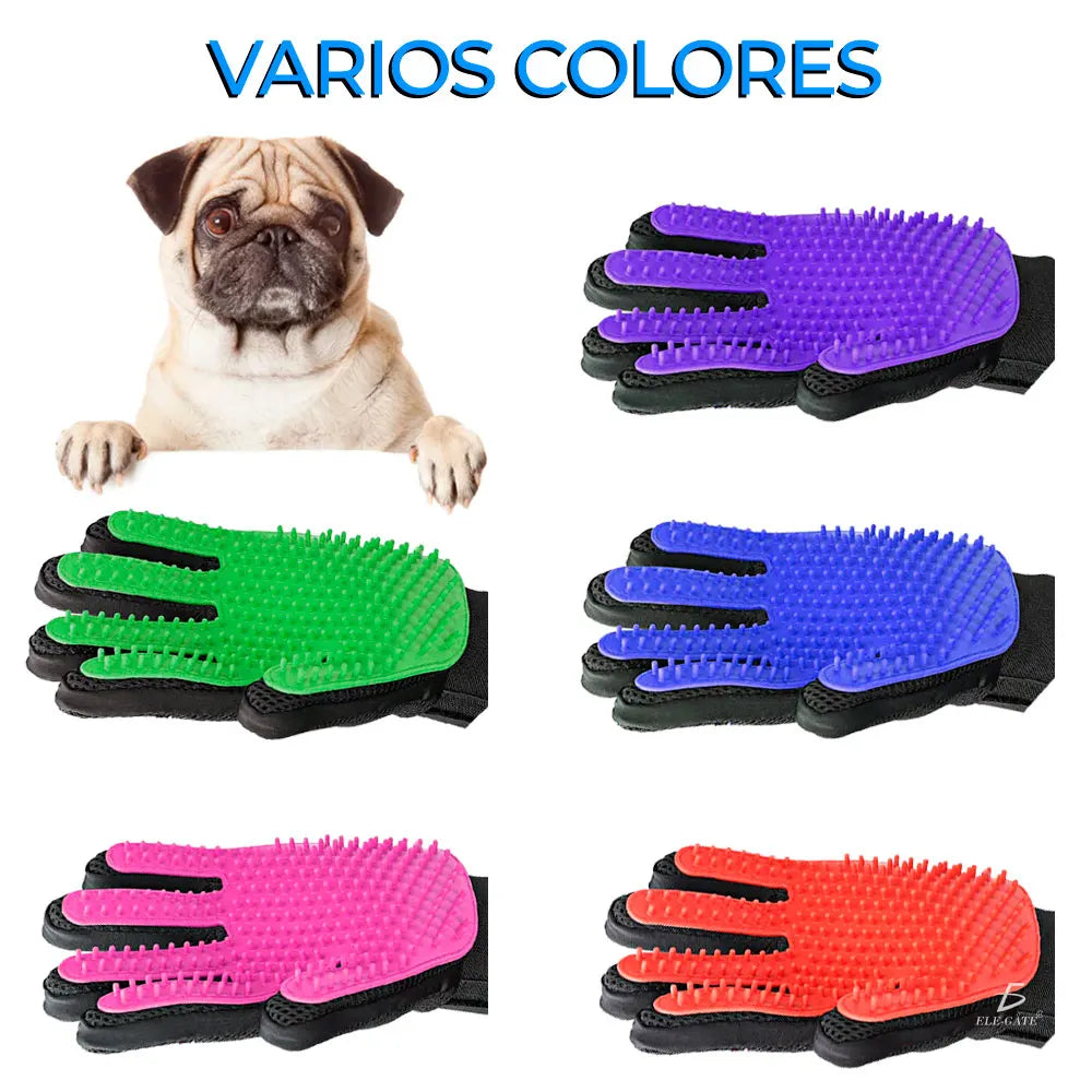 Silicone Pet Grooming Gloves Dog & Horse Cleaning, Bathing, Massage & Hair Removal Brush