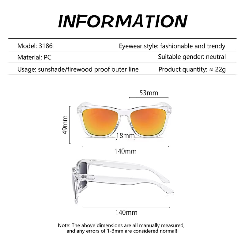 2025 Sunglasses Man Anti-Uv Sun Glasses Coating Lens Driving Fishing UV 400 Protection Outdoor Sports Shades New In