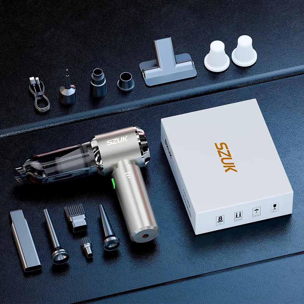 C012 985000Pa Car Vacuum Cleaner Portable Handheld Wireless Machianr Mini Vacuum Cleaner Strong Suction Car Vacuum Cleaner