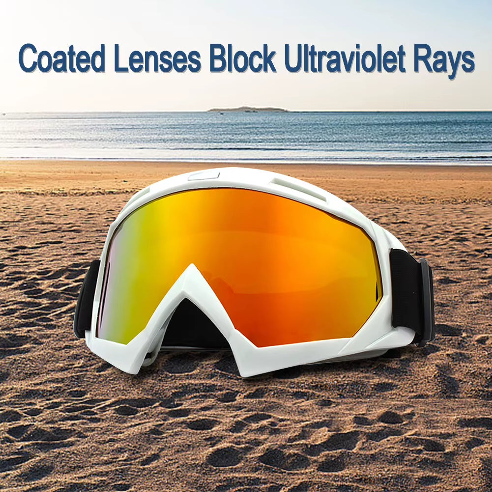 Cycling Sunglasses Windproof Snow Sunglasses Anti-Fog Protective Goggles UV Protection for Winter Outdoor Sport