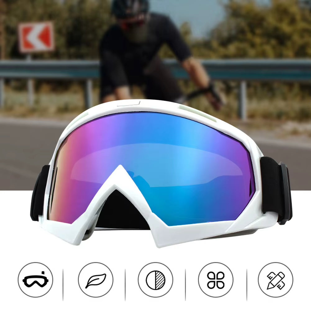 Cycling Sunglasses Windproof Snow Sunglasses Anti-Fog Protective Goggles UV Protection for Winter Outdoor Sport